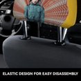 thumbnail image 4 of Mickey 17 Funda Protectora Universal para Reposacabezas de Coche, Funda Elástica para Reposacabezas de Asiento de Auto, Funda de Tela Antipolvo, Accesorios de Interior 2 Piezas, 4 of 6