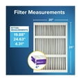 thumbnail image 3 of Filtrete 20x25x4 Air Filter, MPR 1550 MERV 12, Ultra Allergen Reduction, 1 Filter, 3 of 13