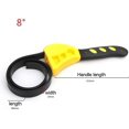 thumbnail image 4 of Juego de 2 llaves de correa Dinheiro, llave ajustable con correa de goma, llave ajustable para abrir frascos, abrir filtros y tuberías, 4 of 5