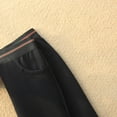 thumbnail image 4 of leggings Negros para Mujer para Usar en Primavera y Otoño, Pantalones Ajustados de Pierna Pequeña, Pantalones de Mujer de Cintura Alta Que Estilizan, 4 of 16