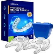 Neomen Mouth Guard - Professional Dental Guard - 2 Sizes, Pack of 4 - Upgraded Night Guard for Teeth Grinding, Stops Bruxism, Tmj & Eliminates Teeth Clenching