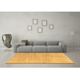 thumbnail image 3 of Ahgly Company Indoor Square Abstract Brown Modern Area Rugs, 3' Square, 3 of 4