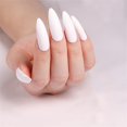 thumbnail image 1 of 24 Uds. De uñas postizas de cabeza ovalada, uñas postizas artificiales de almendra rosa con pegamento, puntas de uñas de cobertura completa, herramientas de manicura DIY Tan Jianjun unisex, 1 of 2