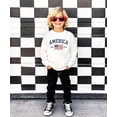 thumbnail image 3 of America Est 1776 Sweatshirt for Men Women & Kids Patriotic USA Flag 4th of July Pullover White Sweatshirt Youth XS, 3 of 8
