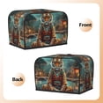 thumbnail image 3 of Yiaed Pond Meditating Tiger Print Two Slice Bread Machine Cover, Universal Size Kitchen Appliance Cover for Bread Machine,Bread Machine Cover, 3 of 7