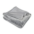 thumbnail image 2 of Superior Fleece Plush Fluffy Soft Blanket, Solid Gray, Throw, 2 of 7