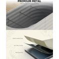 thumbnail image 3 of EastVita 2Pcs 8x4x2FT Galvanized Steel Raised Garden Bed , Outdoor Large Planter Boxes with Easy Assembly for Vegetables，Fruits，Flowers，Durable Green Raised Garden Bed，Beige, 3 of 6