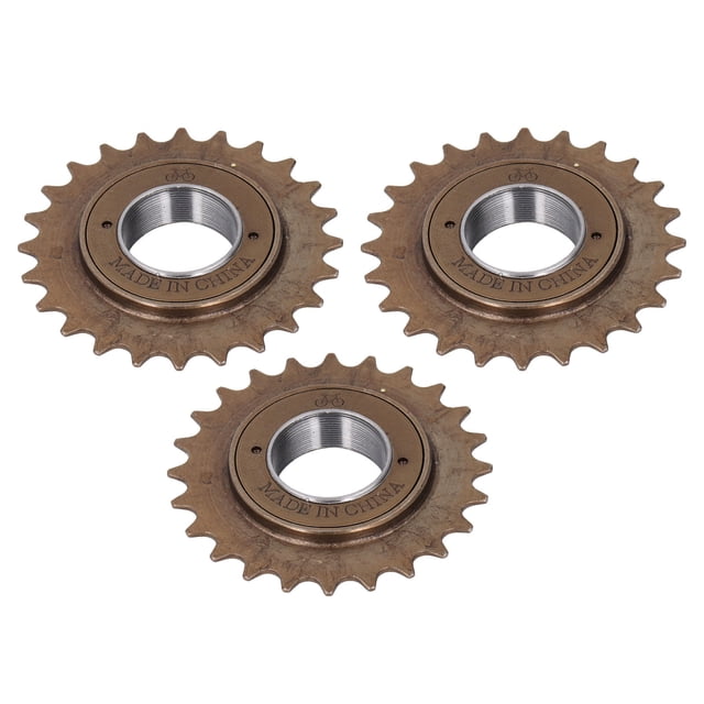 Single Speed Bike Freewheel, 24T Bicycle Single Speed Flywheel Steel Internal Thread Smooth Rotation for Cycling