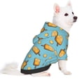 thumbnail image 2 of Gaeub Lemon Ice Cream Dog Hoodie Sweatshirts Warm Dog Clothes for Small Dogs,Puppy and Cat Costume-X-Small, 2 of 7