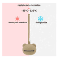 thumbnail image 4 of Porta Chupones Bebé, Silicona Estuche Para Guardar Chupete Malubero Rosa, 4 of 4