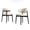 Black, variant on SAYGOGO Mid-Century Modern Wood Feet Dining Chairs (Set of 2), Premium Oak, Ergonomic Comfort, Sturdy & Durable, Easy Assemble