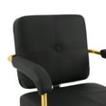 thumbnail image 4 of Artist hand Hydraulic Barber Chair Heavy Duty Hair Styling Beauty Salon Spa Equipment(Black+Gold), 4 of 19