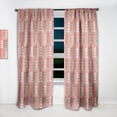 thumbnail image 2 of Designart 'Colorful Sotoies Houses' Mid-Century Modern Curtain Panel, 2 of 5