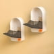 thumbnail image 5 of Jabonera con ventosa de doble capa para ducha | Jabonera de pared con bandeja antigoteo y orificios de drenaje | Gris, naranja, rosa, verde | Paquete de 1, 5 of 7