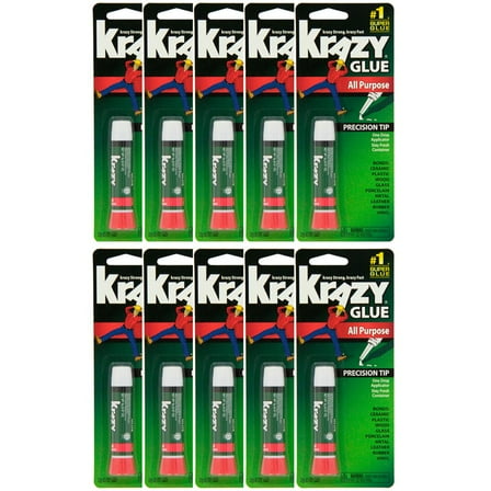 Krazy Glue All Purpose Precision Tip, 0.07 oz (10 pack)
