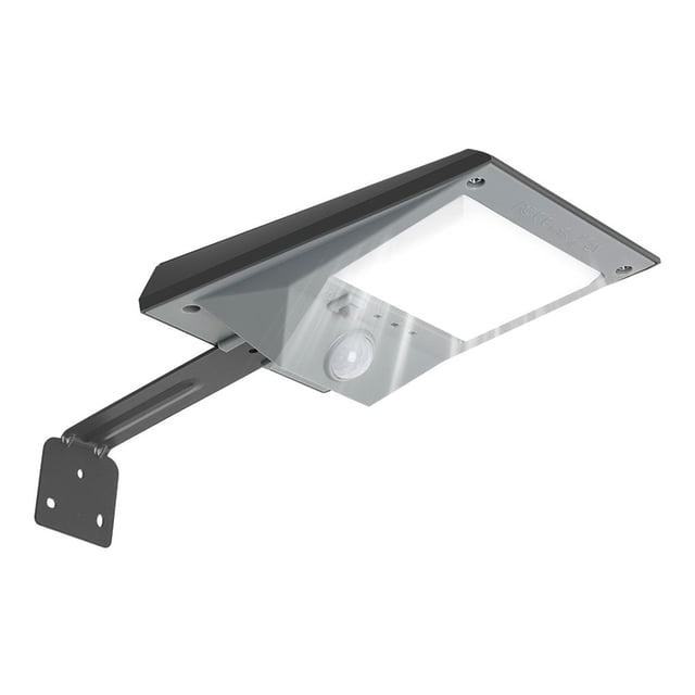 Billuyoard Lámpara de pared solar 3 modos de iluminación Lámpara con sensor de movimiento ajustable 1500mAh Luz de pared exterior para camino Porche Iluminación y accesorios Billuyoard HA017376-00