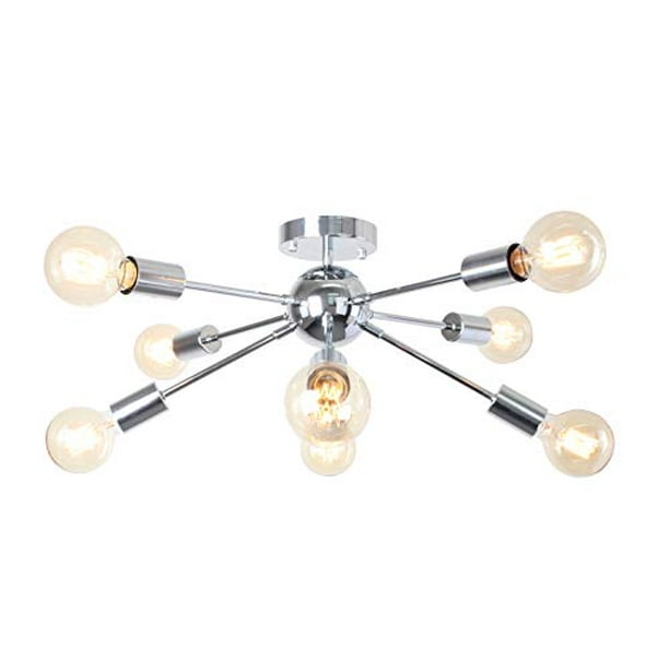 8 Light Sputnik Chrome Pendant Lights Modern Chandelier Lighting Kitchen Bathroom Dining Room Bed Hallway Com - Ceiling Light Safari Brushed Chrome 8 Light Sputnik Chrome Pendant Lights Modern Chandelier Lighting Kitchen Bathroom Dining Room Bed Hallway Com - Ceiling Light Safari Brushed Chrome