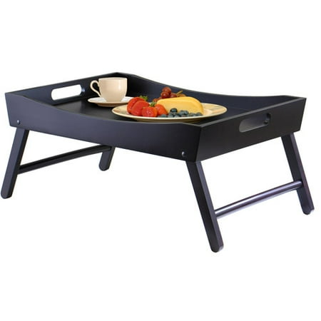 Winsome Wood Benito Wood Serving Tray with Folding Legs