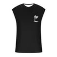 thumbnail image 2 of Playeras Lisas Para Hombre Camisa De Playa Con Estampado De Manga Corta Para Hombre, 2 of 3