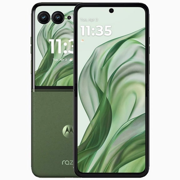 Motorola Razr 50 Ultra DUAL SIM 512GB ROM   12GB RAM (GSM | CDMA) Factory Unlocked 5G Smartphone (Spring Green) - International Version