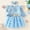 r-105Blue20, variant on MEZZALL Toddler Girl Floral Mesh Dress With Detachable Bow Headband And Matching Long Sleeve Jacket Fall Seasonal Outfits Classic Clothing Sets