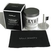 MAUI Gentle Jewelry cleaner Kit. NON-TOXIC, Biodegradable . liquid made in the u.s. 6 ounce