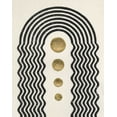 thumbnail image 2 of Hershey, Moira 15x18 Gold Ornate Wood Framed with Double Matting Museum Art Print Titled - Good Vibrations I, 2 of 4
