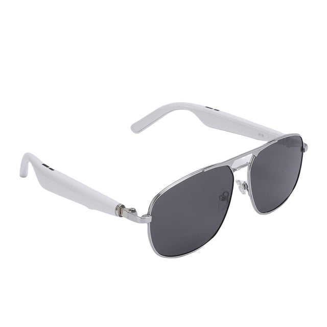 Lunettes Intelligentes, Lunettes de Traduction AI avec Micro et Haut-Parleur, Lunettes de Soleil Polarisées pour Traduction Vidéo en Temps Réel, Plus de 100 Langues, Supporte les Appels Musicaux