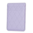 thumbnail image 5 of Cell Phone Stick On Card Wallet Sleeve, Adhesive Phone Pocket, with 2 Pocket Slots, Credit Cards/ID Card Holder with Sticker for Back of iPhone,Android and All Smartphones,
Purple, 5 of 7