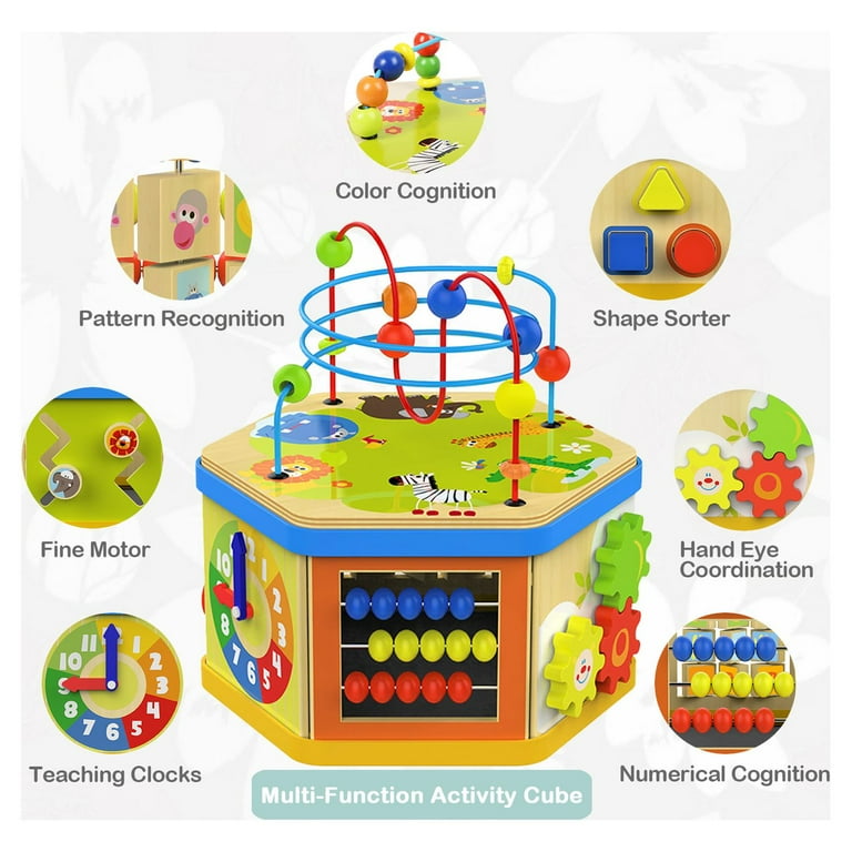 Top bright activity cube toys baby toys with bead maze for toddlers hotsell 1 2 year old boy and girl gifts