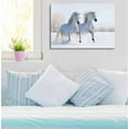 thumbnail image 2 of Wall26 Modern White Horse Animals Canvas Wall Art Prints, 12"x18", 2 of 3