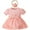 Pink, variant on ENFLASH Newborn Baby Girls Summer Romper Dress Infant Flower Embroidery Mesh Tulle Skirt Hem Ribbed Jumpsuit and Headband