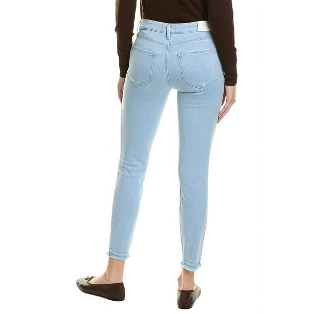 PAIGE Women’s Hoxton Vintage Ultra Skinny Jeans – High Rise, Distressed Ankle Denim With Stretch