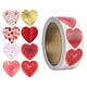 thumbnail image 3 of Rollo de 500 pegatinas de corazón de 2,5 cm, autoadhesivas, para el Día de San Valentín. Estilo B, 3 of 9