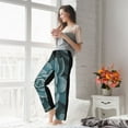 thumbnail image 5 of Sikiie Blue Color Cactus Women’s Ultra-Soft Comfy Lounge Pants Sleepwear Comfy Lounge Pants Drawstring Sleep Bottoms with PocketsMedium, 5 of 6