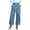 Blue, variant on Womens Linen Wrap Pants Thai Fisherman Yoga Beach Hippie Lightweight Gauze Loose Pant Summer Business Casual Trousers Brown,Size S