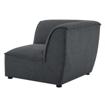 Sectional Sofa Set, Fabric, Dark Grey Gray, Modern Contemporary Urban Design, Living Lounge Room Hotel Lobby Hospitality