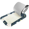 thumbnail image 2 of Square 2Pack PU Leather Unicorn Cruise Luggage Tag with Privacy Cover and Name ID Tag for Travel Handbags Backpacks Luggage Tags, 2 of 6