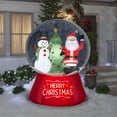 thumbnail image 2 of Airblown Inflatables Snow Globe Christmas Décor Inflatable, 6 ft, 2 of 6