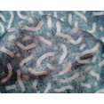 thumbnail image 5 of oneOone Silk Tabby Teal Blue Fabric Brush Stroke Sewing Craft Projects Fabric Prints By Yard 42 Inch Wide, 5 of 6
