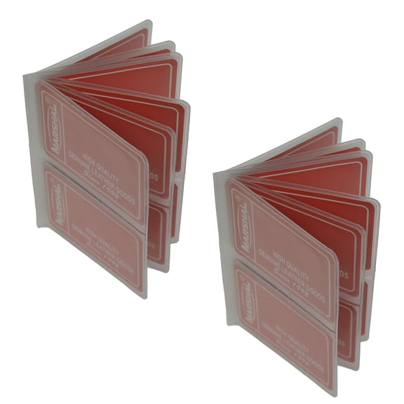Set of 2 -Card or Picture Insert Replacement Plastic Insert for Hipster Wallets