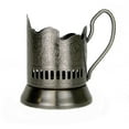 thumbnail image 6 of Combination of 6 European "Graneniy" Square Faceted Drinking Tea Glasses W/metal Glass Holders "Podstakannik" for Hot or Cold Liquids, 6 of 6