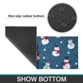 thumbnail image 6 of Blue Christmas Snowman Pattern Kitchen Rugs Sets Of 2,Anti Fatigue Kitchen Mat Rugs Non Slip Washable,Decorative Kitchen Floor Mats for Kitchen,Sink,Laundry,17"x30"+17"x47", 6 of 7