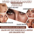thumbnail image 3 of Junkujk Juego de bolígrafos para pecas de 4 colores, bolígrafo de maquillaje natural para pecas, color mágico de pecas, resistente al agua, de larga duración, de secado rápido, para maquillaje de manc, 3 of 5