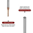 thumbnail image 4 of 2uds Cuadrado Nariz Extremo Molino 4mm Vástago 2mm x 12mm AlTiSin Recubierto Sólido Carburo 4 Flautas Extra Largo Fresado para Inoxidable Acero Aleación Endurecido Acero Unique Bargains, 4 of 6