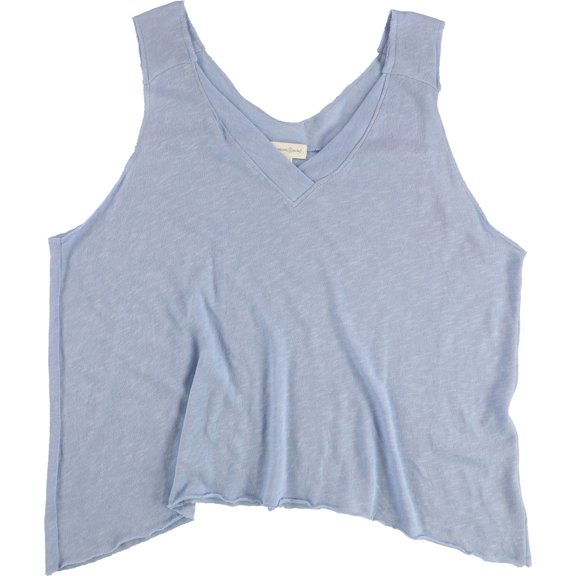 Treasure & Bond Womens Solid Basic T-Shirt, Blue, XX-Large