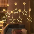 thumbnail image 6 of Christmas Window Lights Decorations, Battery Powered LED Light Star Shaped Hanging Pendant, for Xmas Tree Fireplace Indoor Decor, 6 of 6