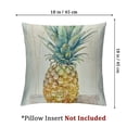 thumbnail image 4 of PIKWEEK Pillow Covers Summer Colorful Fresh Pineapple Tropical Fruit Cotton  Throw Pillow Case Cushion Cover Outdoor Home Couch Decorative Set of 2 Multiple specifications, 4 of 7