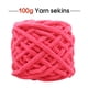 thumbnail image 4 of Advancent Hilo de tejer de 100g, bufandas de hilo para tejer a mano, gorro, gorro, hilos de ganchillo tejidos a mano, accesorio de costura para Artesanía No.06 Advancent HA009091-06, 4 of 5