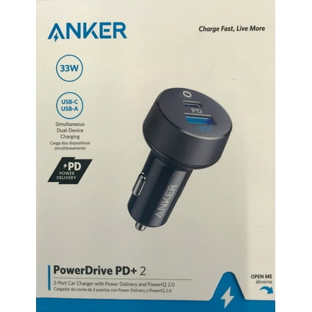 Anker Powerdrive 33w 2 Port With Pd And Piq2.0